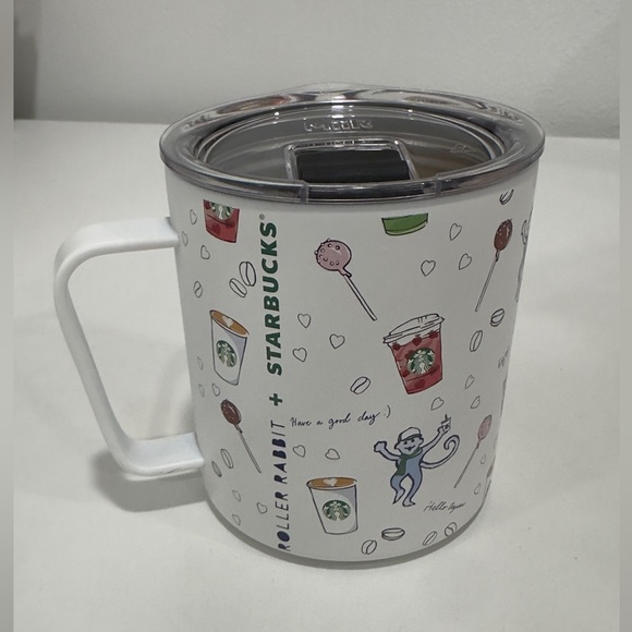 BRAND NEW Starbucks x Roller Rabbit Stainless Steel Travel Mug 12oz 2025
